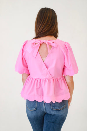 The Sweetheart Top in Pink
