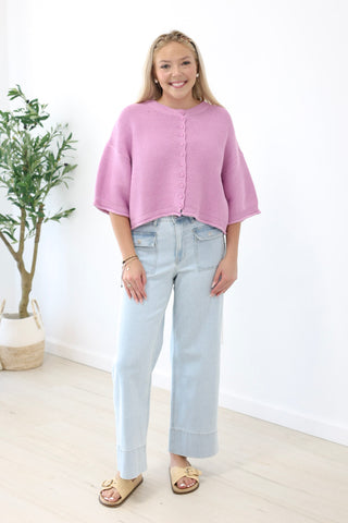 In High Regards Top in Orchid