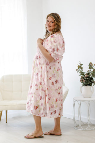 Make Me Blush Floral Dress