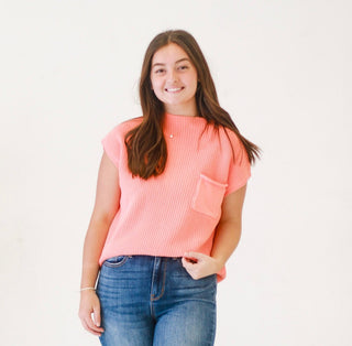 Higher Love Mock Neck Top in Desert Flower