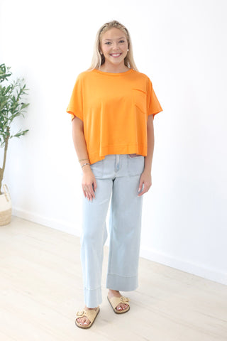 Casual Days Relaxed Tee in Orange