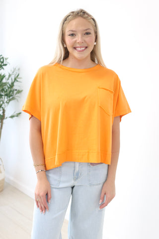Casual Days Relaxed Tee in Orange