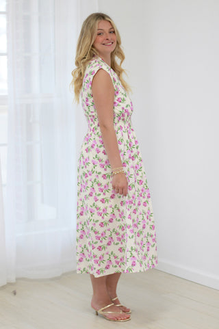 Floral Flirt Midi Dress