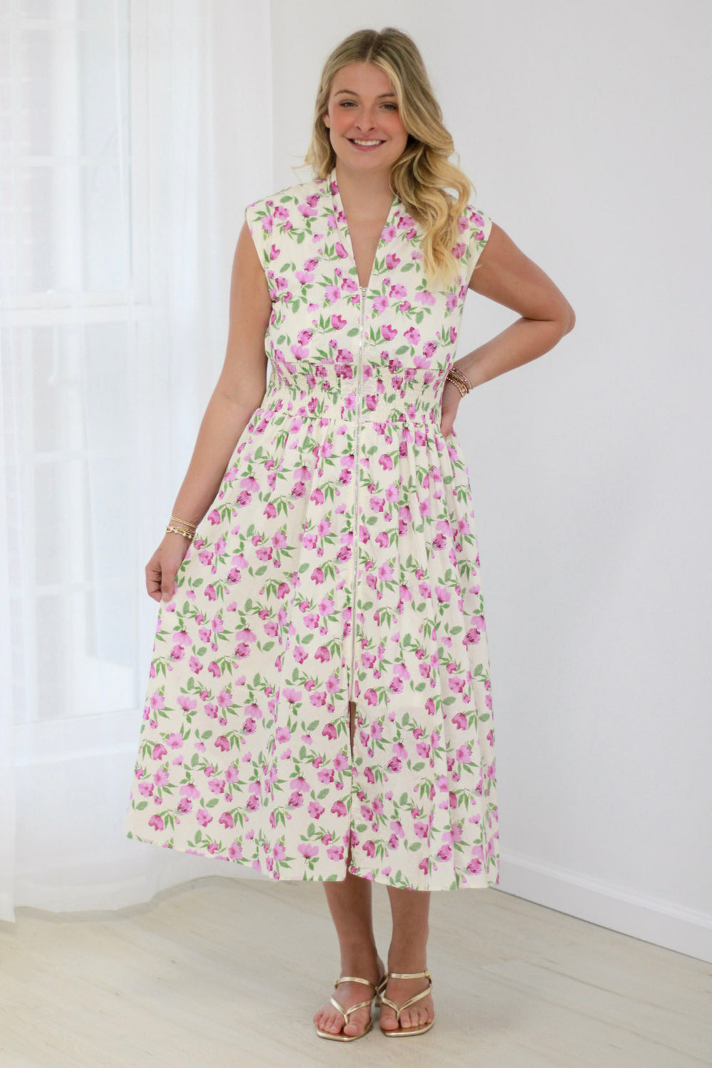 flirty midi dress Floral Flirt Midi Dress