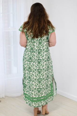 Summer Vines Midi Dress