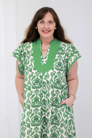 Summer Vines Midi Dress
