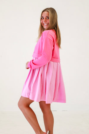 Hug Me Tight Mini Dress in Pink