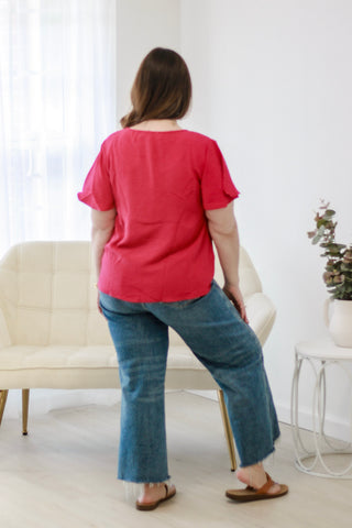 A Lasting Love Tie Front Top