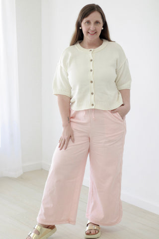 Meant to Be Mineral Wash Pants in Blush