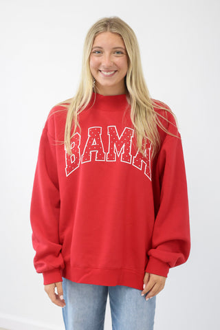 Winning Season Alabama Crimson Tide Mock Neck Pullover