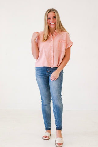 Sunset at the Beach Gauze Top