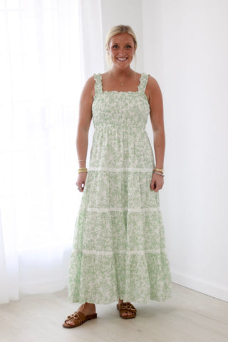 Summer Garden Floral Dress