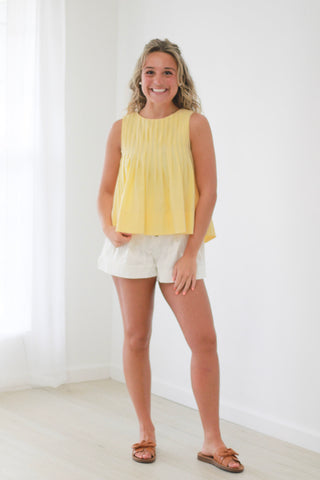So Much Sunshine Yellow Tank