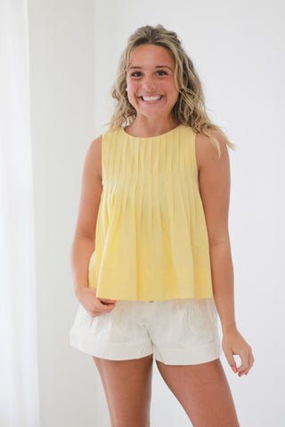 So Much Sunshine Yellow Tank
