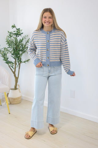 Right Here, Right Now Striped Sweater