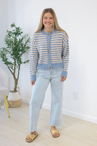 Right Here, Right Now Striped Sweater