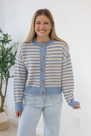 Right Here, Right Now Striped Sweater