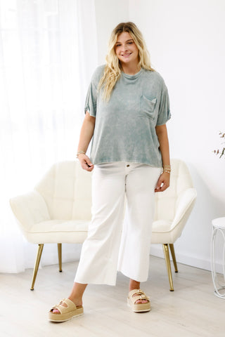 Day in The Life Top in Blue Grey