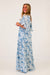 Blue For You Floral Maxi Dress
