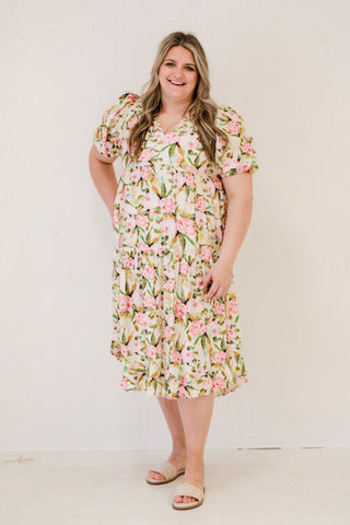 Meadow Mirage Midi Dress