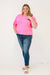 Sunny Days Short-Sleeve Knit in Pink
