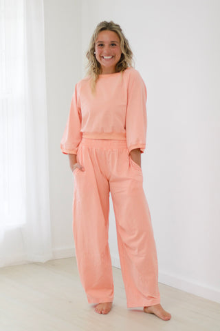 Settling In Apricot Top