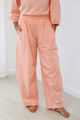 Settling In Apricot Pants