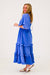 Spring Fling Square Neck Midi Dress in Cobalt Blue