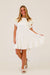 Date Night Delight Woven Dress in Off White