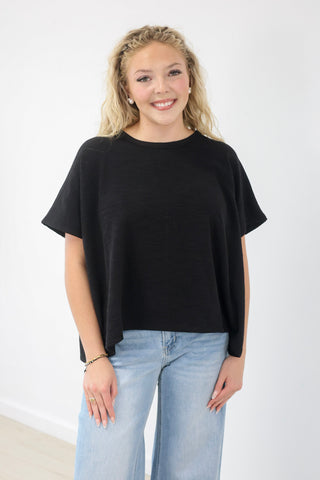 On The Road Again Tee in Black