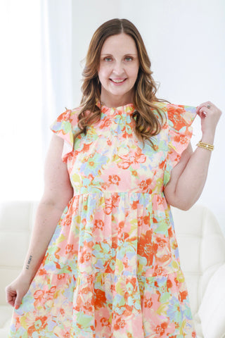 Say You'll Stay Floral Dress