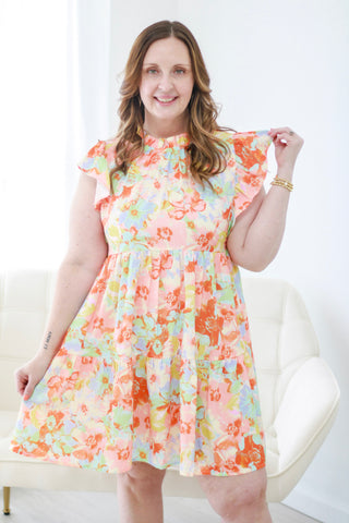 Say You'll Stay Floral Dress