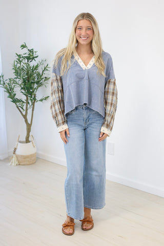 Confidence in Style Mineral Wash Top