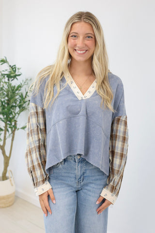 Confidence in Style Mineral Wash Top