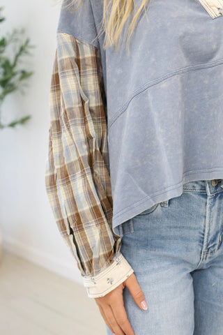 Confidence in Style Mineral Wash Top