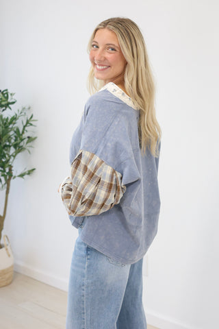 Confidence in Style Mineral Wash Top