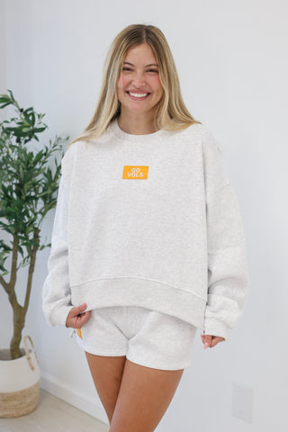 The Becca Boxy Crewneck-Go Vols