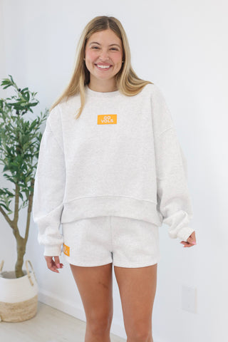 The Becca Boxy Crewneck-Go Vols