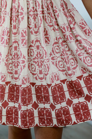 Dusky Sunset Floral Dress