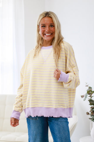 Summer Color Fun in Butter Yellow/Lavender