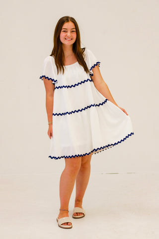 Love You for Me Ricrac Dress
