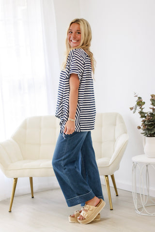 High Stakes Striped Top