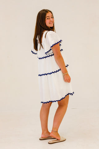 Love You for Me Ricrac Dress