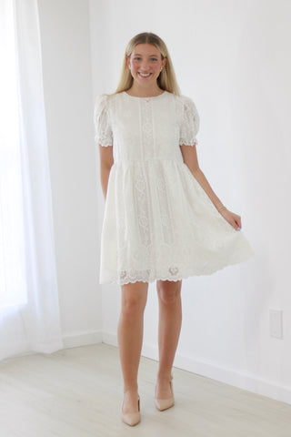 Loved by You White Dress