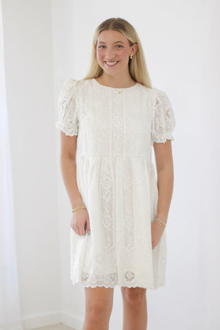 Loved by You White Dress