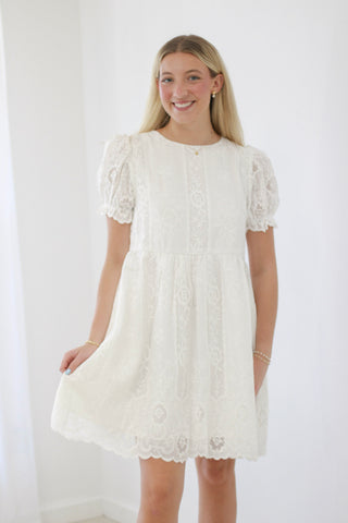 Loved by You White Dress