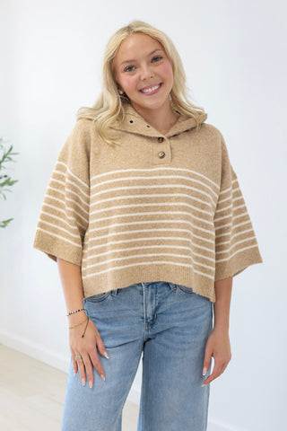 Warm Embrace Striped Sweater
