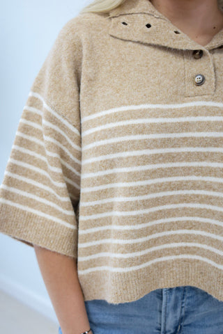 Warm Embrace Striped Sweater