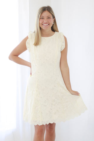 Forever With You Cream Dress