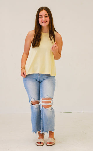 Waiting for the Weekend in Creamy Yellow